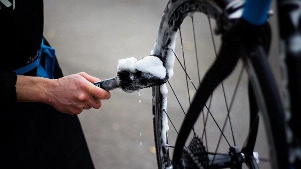 lavage des vélos