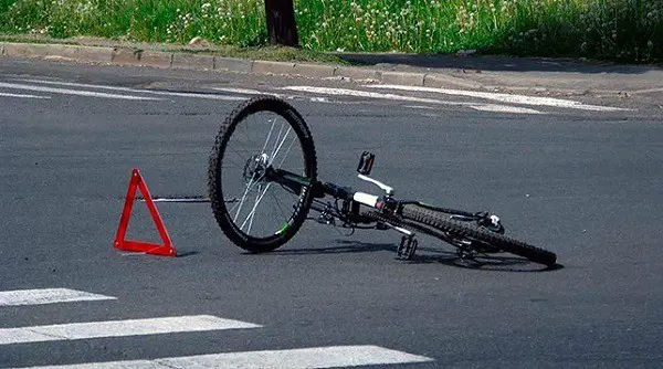 Accident impliquant un cycliste