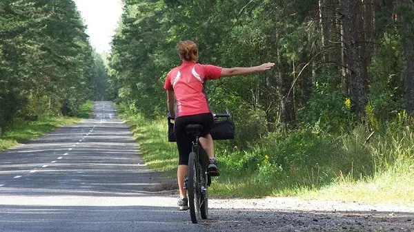 manœuvre du cycliste