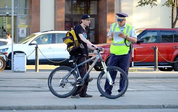 interdiction des cyclistes