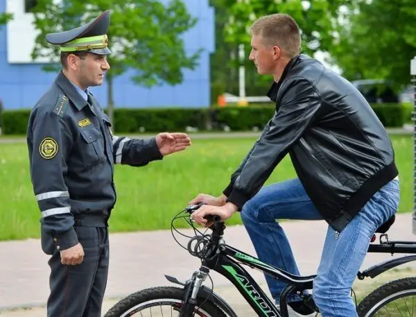 amendes pour les cyclistes