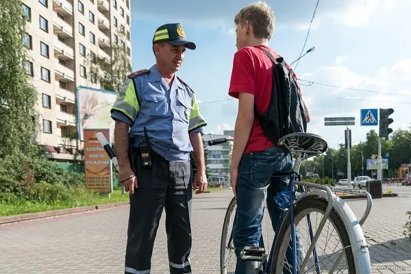 amende pour un cycliste