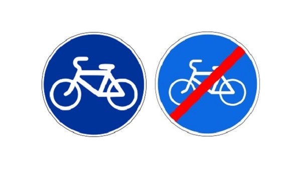 l'interdiction de la circulation des vélos